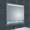 LED Spiegel 80x60cm, 15W, 3000-6400K, Dimbaar, Anti-condens LED Spiegel 80x60cm, 15W, 3000-6400K, Dimbaar, Anti-condens