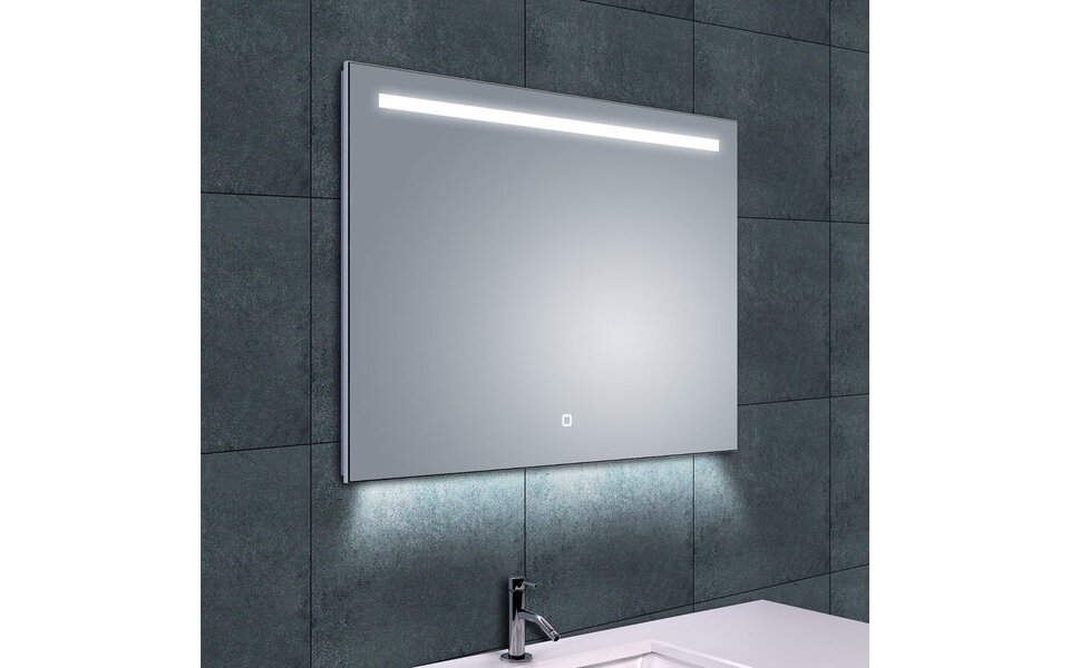 Wiesbaden LED Mirror 80x60cm, 15W, 3000-6400K, Dimmable, Anti-condensation