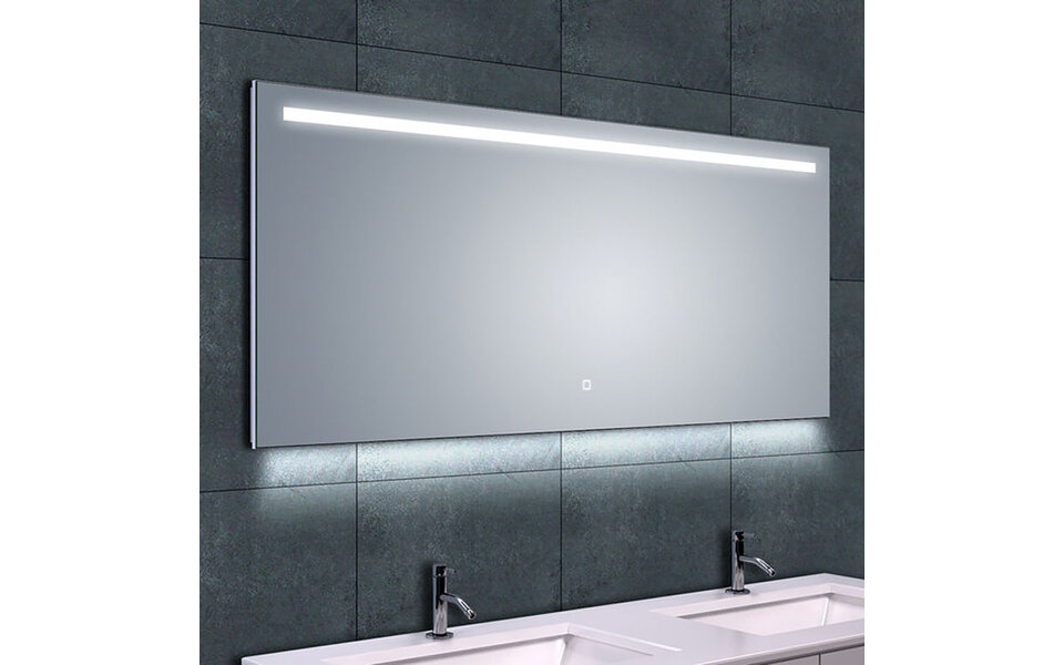 Wiesbaden LED Mirror 140x60cm | 15W | Dimmable | 3000-6400K | Heating