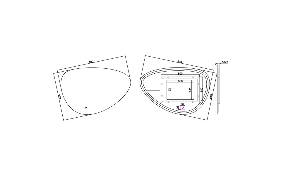 Wiesbaden LED Spiegel 90cm | 15W | 2800-6400K | Dimbaar & Verwarming Wiesbaden LED Spiegel 90cm | 15W | 2800-6400K | Dimbaar & Verwarming