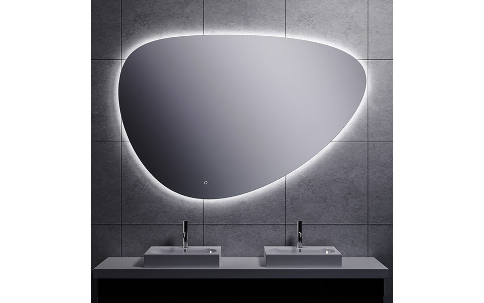 Wiesbaden LED Mirror 150x100 | 20W | Dimmable, Heating, 2800-6400K