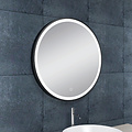LED Mirror 60cm | Dimmable & Heated | Matte Black LED Mirror 60cm | Dimmable & Heated | Matte Black
