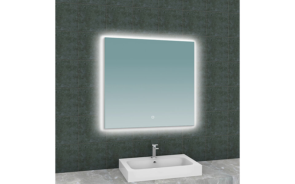 Wiesbaden LED Spiegel 80x80cm | Dimbaar 2700-6400K | Verwarming & Touch