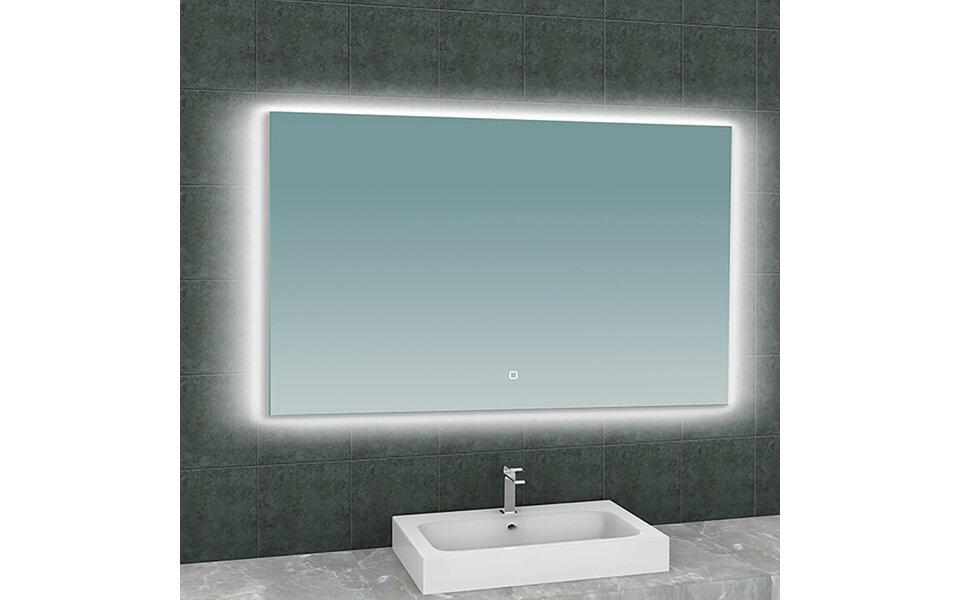 Wiesbaden LED Mirror 120x80cm | 24W | 2700–6400K | Anti-condensation Touch