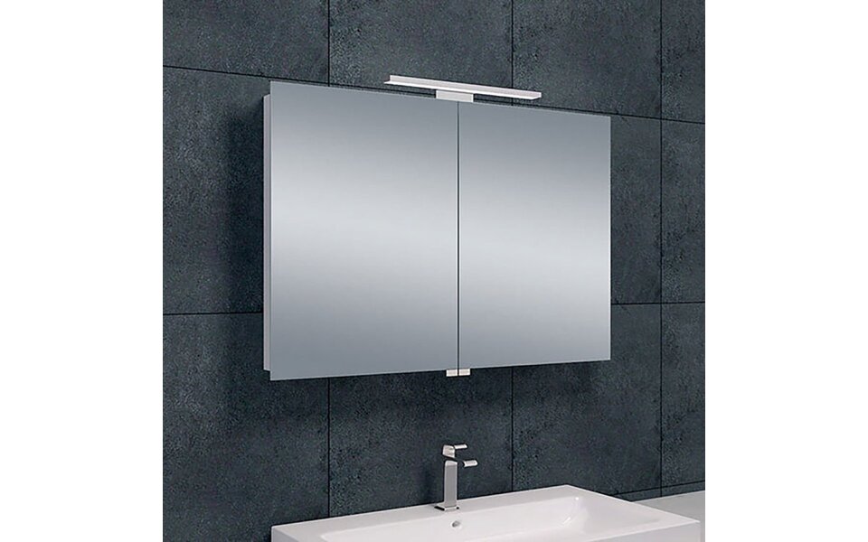 Xellanz LED Mirror Cabinet 90x60cm | 6W | Aluminum | Power Outlet Xellanz LED Mirror Cabinet 90x60cm | 6W | Aluminum | Power Outlet
