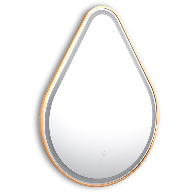 HLW LED LED Mirror 60x80cm | 20W | Gold | IP44 | 3000/4000K