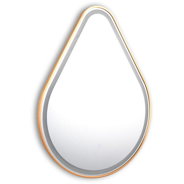 HLW LED LED Spiegel 60x80cm | 20W | Goud | IP44 | 3000/4000K HLW LED LED Spiegel 60x80cm | 20W | Goud | IP44 | 3000/4000K