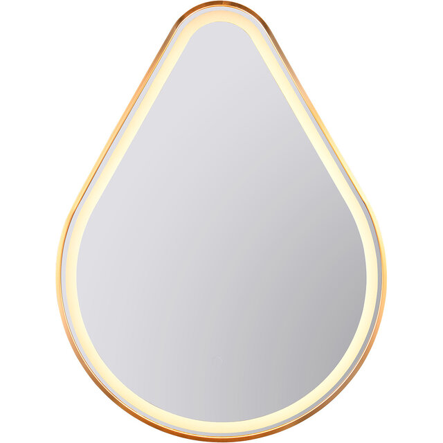 HLW LED LED Mirror 60x80cm | 20W | Gold | IP44 | 3000/4000K