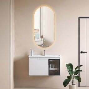 LED Spiegel 50x100cm |24W |3000-6000K | Dim/Verw/Touch LED Spiegel 50x100cm |24W |3000-6000K | Dim/Verw/Touch