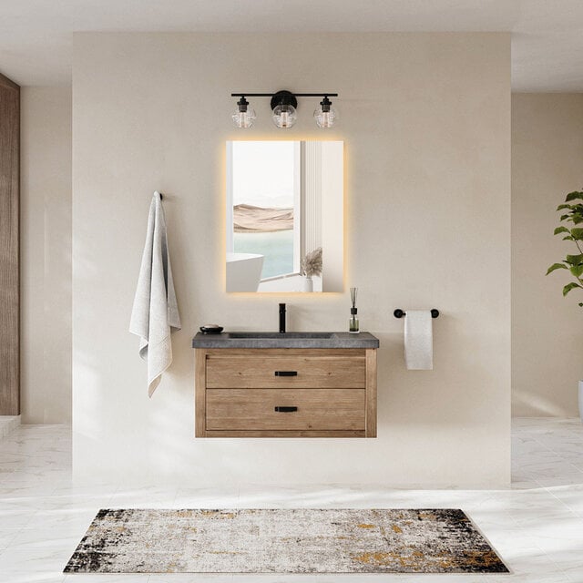 LED Spiegel 60x80cm | 20W | 3000-6000K | Dimbaar & Verwarming Verlichting per ruimte LED Spiegel 60x80cm | 20W | 3000-6000K | Dimbaar & Verwarming Verlichting per ruimte