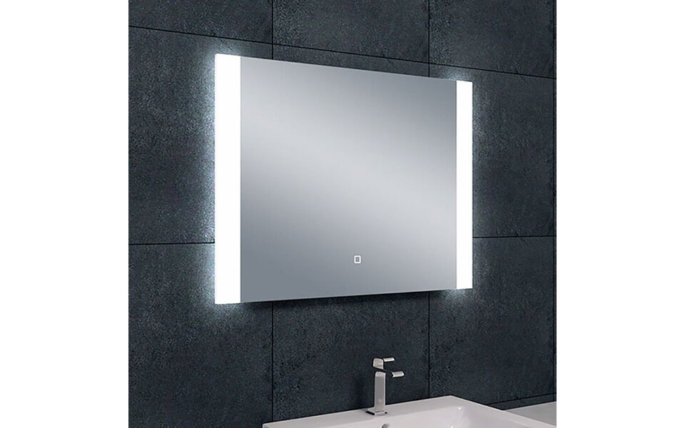 Wiesbaden LED Mirror 80x60cm | 15W | Dimmable | Heating | Warm/Cold Wiesbaden LED Mirror 80x60cm | 15W | Dimmable | Heating | Warm/Cold