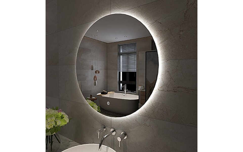 Xellanz LED Mirror 100cm | 20W | Matte Black | Dimmable & Touch | Round Xellanz LED Mirror 100cm | 20W | Matte Black | Dimmable & Touch | Round