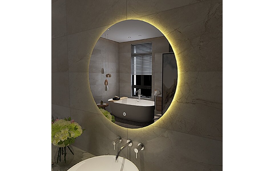 Xellanz LED Mirror 100cm | 20W | Matte Black | Dimmable & Touch | Round Xellanz LED Mirror 100cm | 20W | Matte Black | Dimmable & Touch | Round