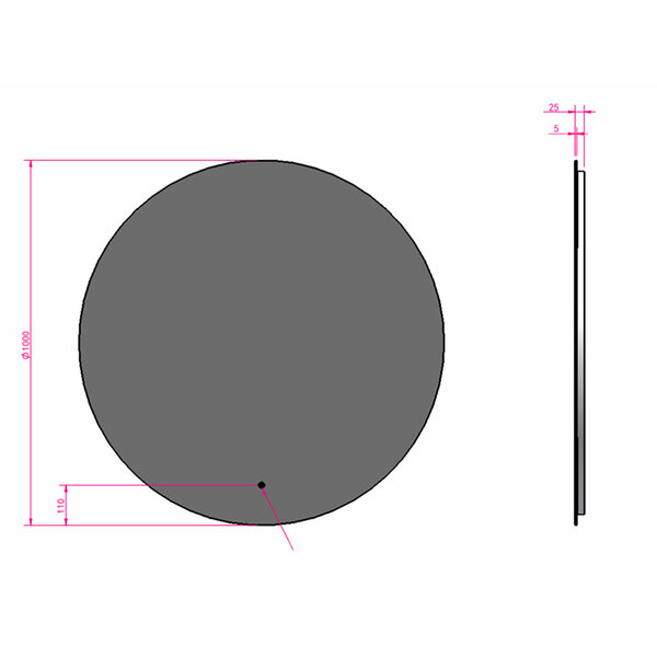 HLW LED LED Spiegel 100cm | 30W | 3000-6000K | Dimbaar & Verwarming HLW LED LED Spiegel 100cm | 30W | 3000-6000K | Dimbaar & Verwarming
