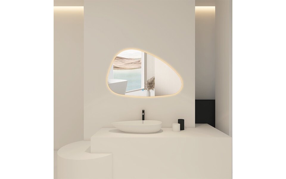 HLW LED LED Mirror 100cm | 30W | 3000-6000K | Dimmable & Heating HLW LED LED Mirror 100cm | 30W | 3000-6000K | Dimmable & Heating