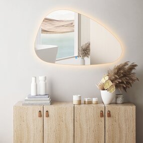 LED Spiegel 120cm| 36W | 3000–6000K | Dimbaar | Verwarming & Touch LED Spiegel 120cm| 36W | 3000–6000K | Dimbaar | Verwarming & Touch