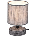 LED Table Lamp - Trion Maria - E14 Fitting - Round - Matte Gray - Ceramic LED Table Lamp - Trion Maria - E14 Fitting - Round - Matte Gray - Ceramic