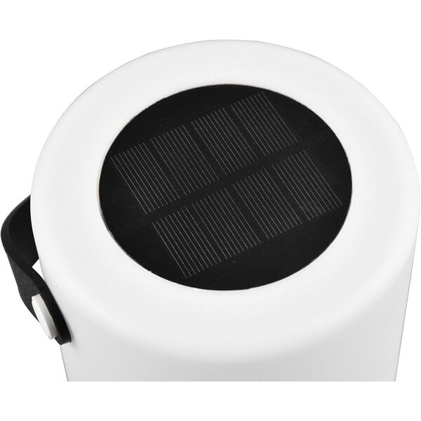 HLW LED Waterdichte LED Tafellamp met USB & Solar, RGBW kleuren, ronde witte HLW LED Waterdichte LED Tafellamp met USB & Solar, RGBW kleuren, ronde witte