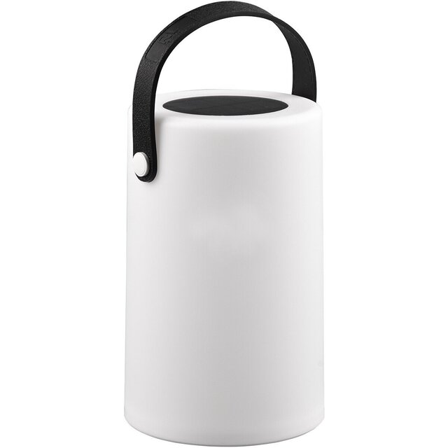 HLW LED Waterdichte LED Tafellamp met USB & Solar, RGBW kleuren, ronde witte