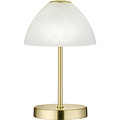 LED Table Lamp - Table Lighting - Trion Quno - 2W - Warm White 3000K - Round - Matte Gold - Aluminum