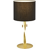 LED Table Lamp - Table Lighting - Trion Ninda - E27 Fitting - 6W - Warm White 3000K - Round - Matte Gold - Aluminum