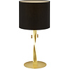 HLW LED LED Table Lamp - Table Lighting - Trion Ninda - E27 Fitting - 6W - Warm White 3000K - Round - Matte Gold - Aluminum