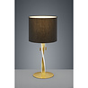HLW LED LED Table Lamp - Table Lighting - Trion Ninda - E27 Fitting - 6W - Warm White 3000K - Round - Matte Gold - Aluminum