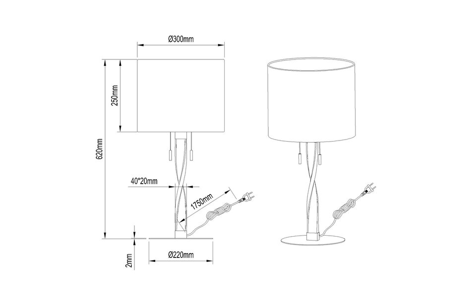 HLW LED LED Tafellamp - Tafelverlichting - Trion Ninda - E27 Fitting - 6W - Warm Wit 3000K - Rond - Mat Goud - Aluminium