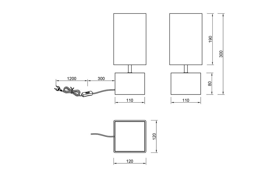 HLW LED LED Tafellamp - Tafelverlichting - Trion Wooden - E14 Fitting - Vierkant - Mat Wit - Hout HLW LED LED Tafellamp - Tafelverlichting - Trion Wooden - E14 Fitting - Vierkant - Mat Wit - Hout