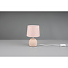 HLW LED LED Table Lamp - Table Lighting - Trion Zikkom - E14 Fitting - Round - Matte Cream - Ceramic