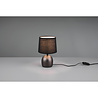 HLW LED LED Table Lamp - Table Lighting - Trion Zikkom - E14 Fitting - Round - Antique Nickel - Ceramic