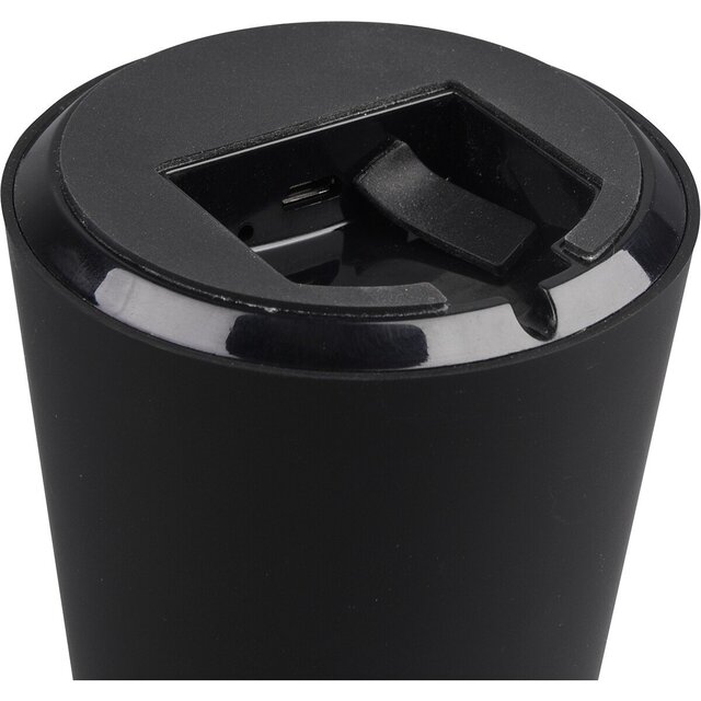 HLW LED Dimbare LED Tafellamp met USB Oplaadfunctie - Mat Zwart, Warm Wit 3000K, Spatwaterdicht IP44