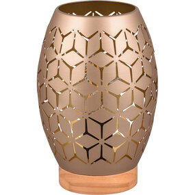 LED tafellamp | 5,5W | 2700K Warmwit | E27 | Chroom | IP44 LED tafellamp | 5,5W | 2700K Warmwit | E27 | Chroom | IP44