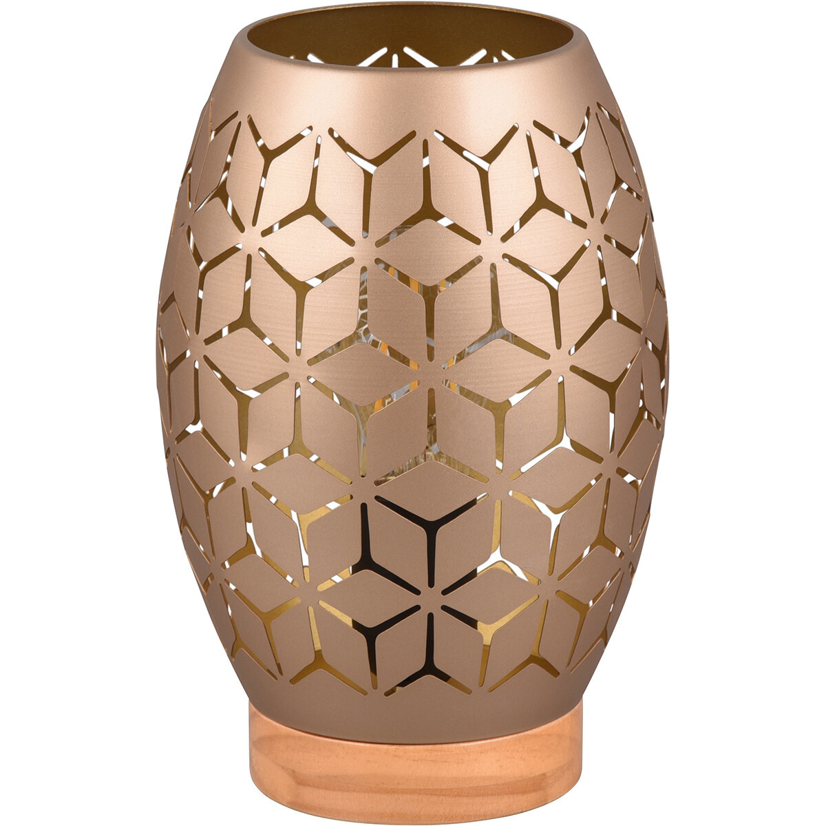 LED Tafellamp Coffee Metaal met E27 Fitting - Stijlvolle Tafel- en