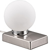 LED Tafellamp - Tafelverlichting - Trion Ivar - E14 Fitting -  Rond - Mat Nikkel - Metaal