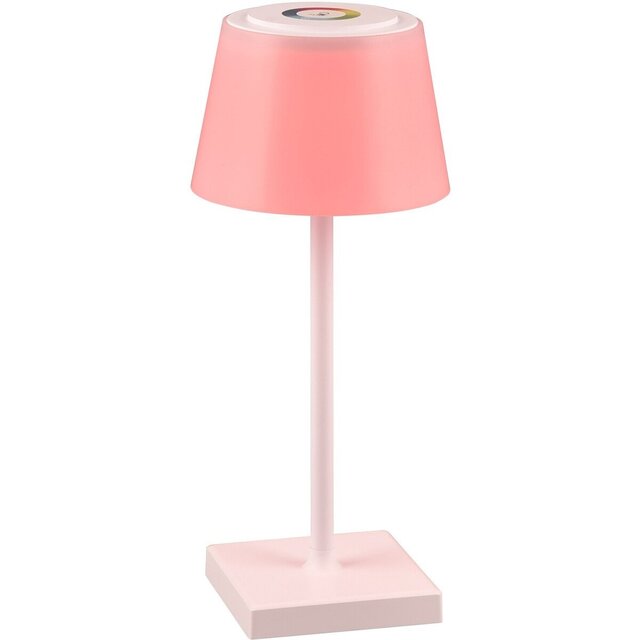 HLW LED Dimmable LED Table Lamp Trion Sansy - RGBW, Splashproof IP44, Rechargeable & Touch Dimmer