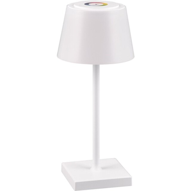 HLW LED Dimmable LED Table Lamp Trion Sansy - RGBW, Splashproof IP44, Rechargeable & Touch Dimmer