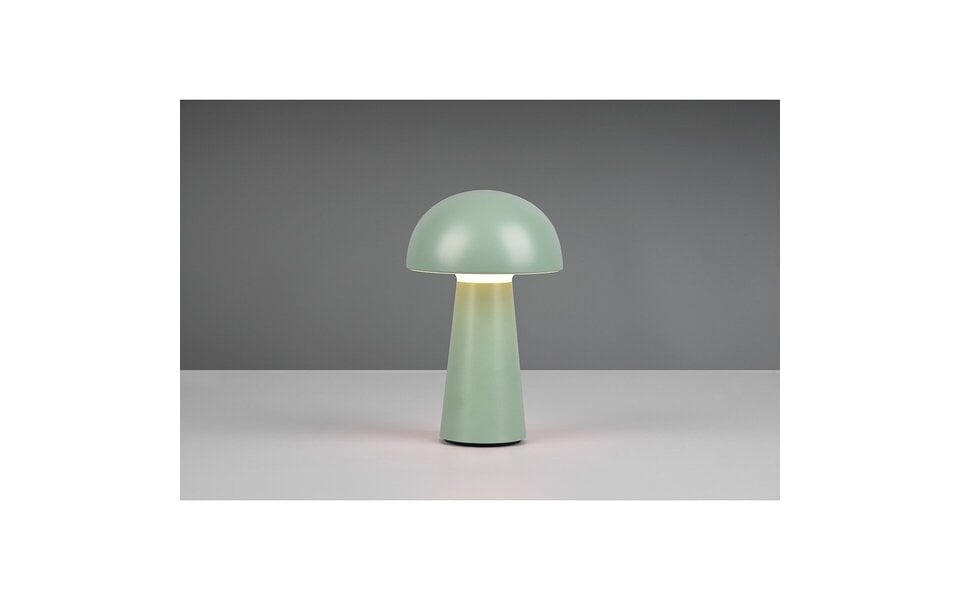 HLW LED Dimbare LED Tafellamp met USB Oplaadfunctie - Warm Wit 3000K - Spatwaterdicht IP44 - Mat Groen HLW LED Dimbare LED Tafellamp met USB Oplaadfunctie - Warm Wit 3000K - Spatwaterdicht IP44 - Mat Groen