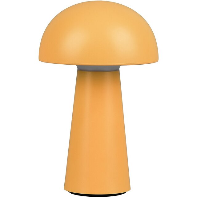 Mat oranje dimbare LED tafellamp 2W warm wit licht 3000K USB oplaadbaar IP44 spatwaterdicht