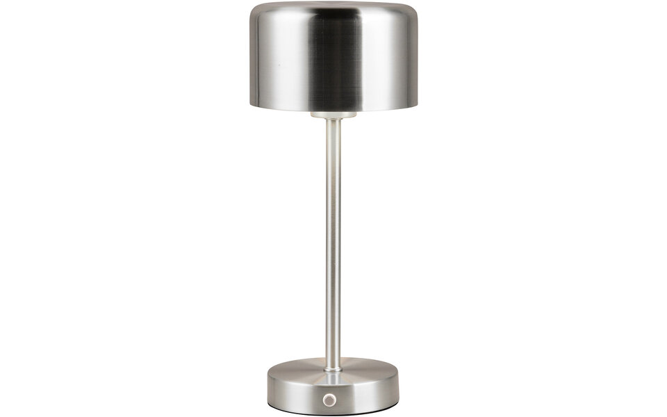 HLW LED LED Table Lamp - Trion Feli - 1.5W - Warm White 3000K - Rechargeable batteries - Nickel - Metal