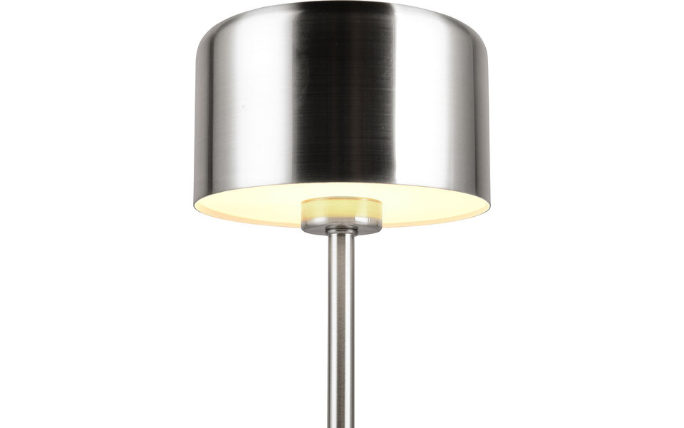 HLW LED LED Tafellamp - Trion Feli - 1.5W - Warm Wit 3000K - Oplaadbare batterijen - Nikkel - Metaal