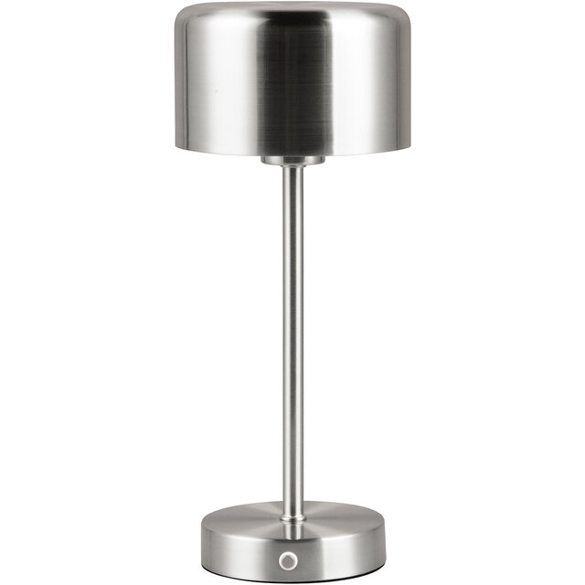HLW LED LED Table Lamp - Trion Feli - 1.5W - Warm White 3000K - Rechargeable batteries - Nickel - Metal