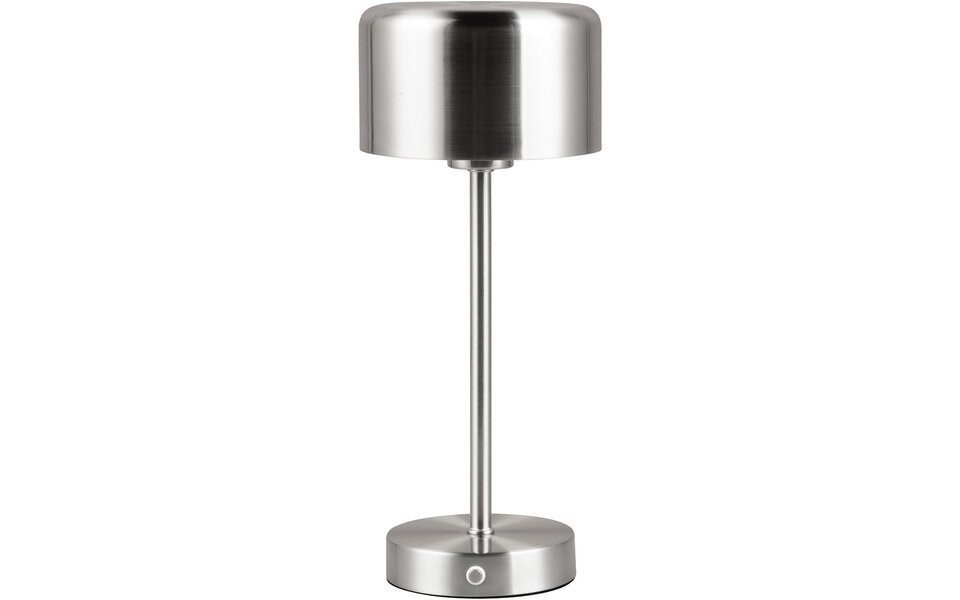 HLW LED LED Tafellamp - Trion Feli - 1.5W - Warm Wit 3000K - Oplaadbare batterijen - Nikkel - Metaal