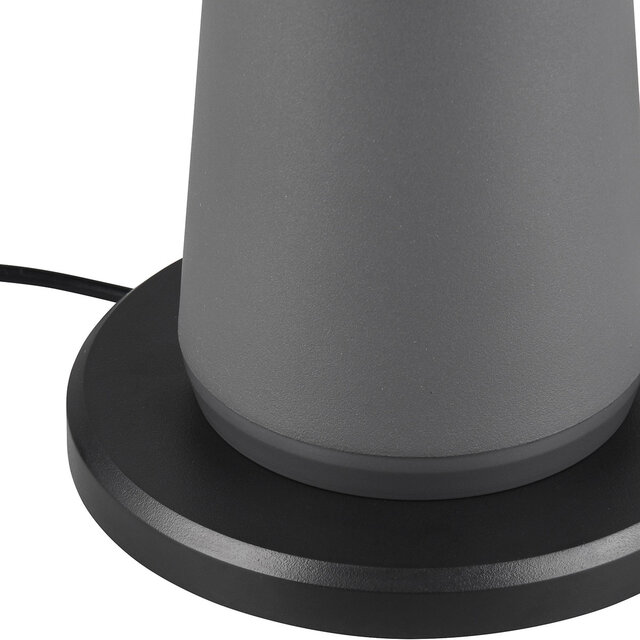 HLW LED LED Table Lamp - Trion Lungo - 2W - Adjustable color - Rechargeable batteries - Anthracite - Cast aluminum