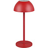 LED Tafellamp - Trion Rado - 1.7W - Warm Wit 3000K - Oplaadbare batterijen - Rood - Kunststof Verlichting per ruimte