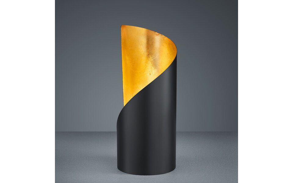 HLW LED LED Table Lamp - Trion Fronta - E14 Fitting - Round - Matte Black - Aluminum