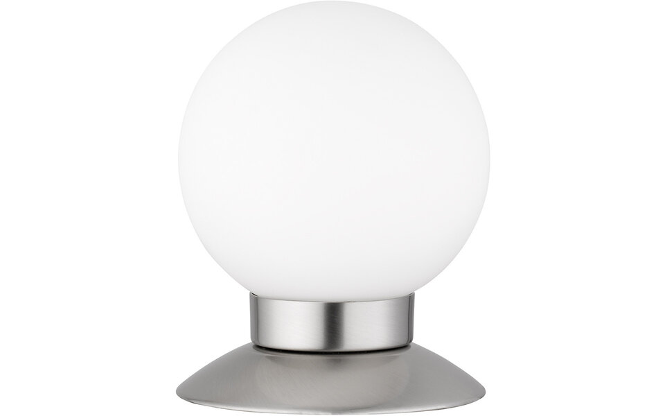 HLW LED LED Table Lamp - Trion Princy - 3W - Warm White 3000K - Dimmable - Round - Matte Nickel - Aluminum HLW LED LED Table Lamp - Trion Princy - 3W - Warm White 3000K - Dimmable - Round - Matte Nickel - Aluminum
