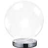 LED Tafellamp - Trion Bolly - 7W - Aanpasbare Kleur - Rond - Glans Chroom - Aluminium Verlichting per ruimte