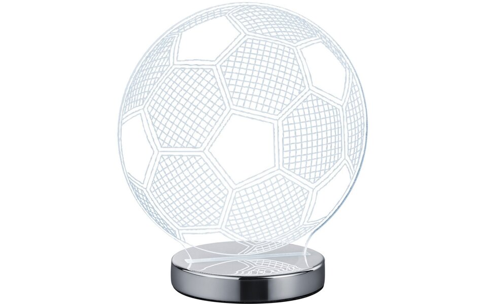 HLW LED LED Table Lamp - Trion Bolly - 7W - Adjustable Color - Round - Gloss Chrome - Aluminum