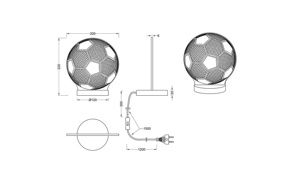 HLW LED LED Tafellamp - Trion Bolly - 7W - Aanpasbare Kleur - Rond - Glans Chroom - Aluminium